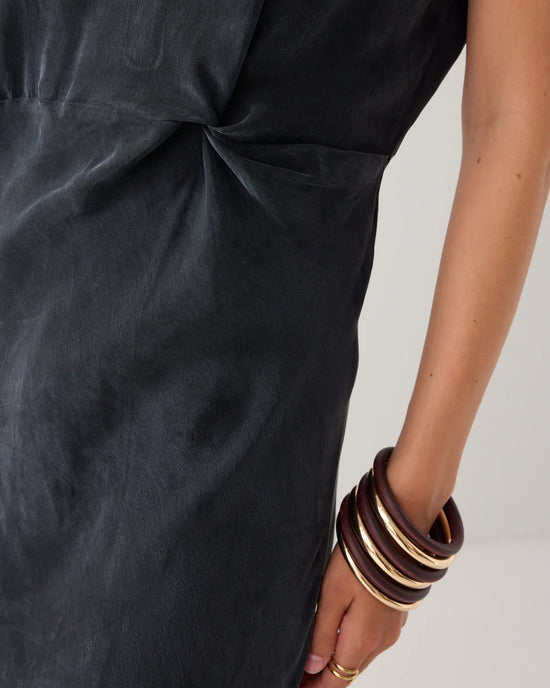 Summum Woman LONG DRESS IN CUPRO FABRIC