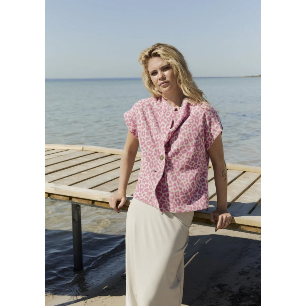 Henriette Steffensen VEST | 7170P Pink Leo