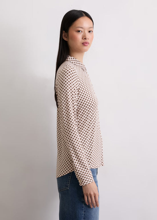 Marc O Polo REGULAR JERSEY PRINT BLOUSE FROM LENZING™ ECOVERO™