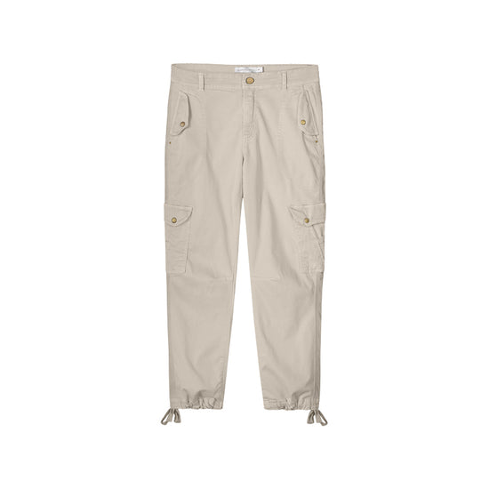 Load image into Gallery viewer, Summum Woman TROUSERS IN A WASHED LOOK Beige
