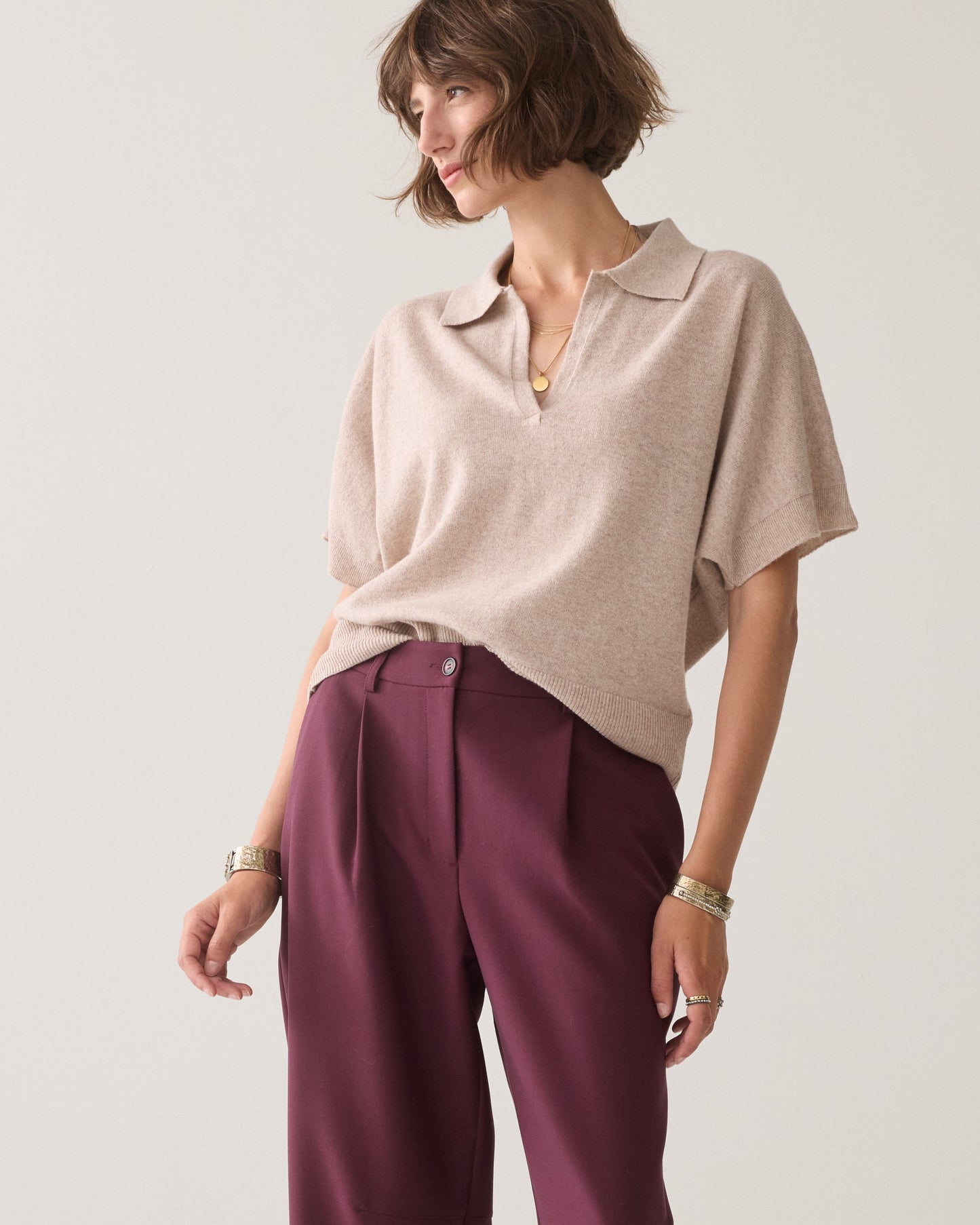 Summum Woman TAPERED FOAM TROUSERS