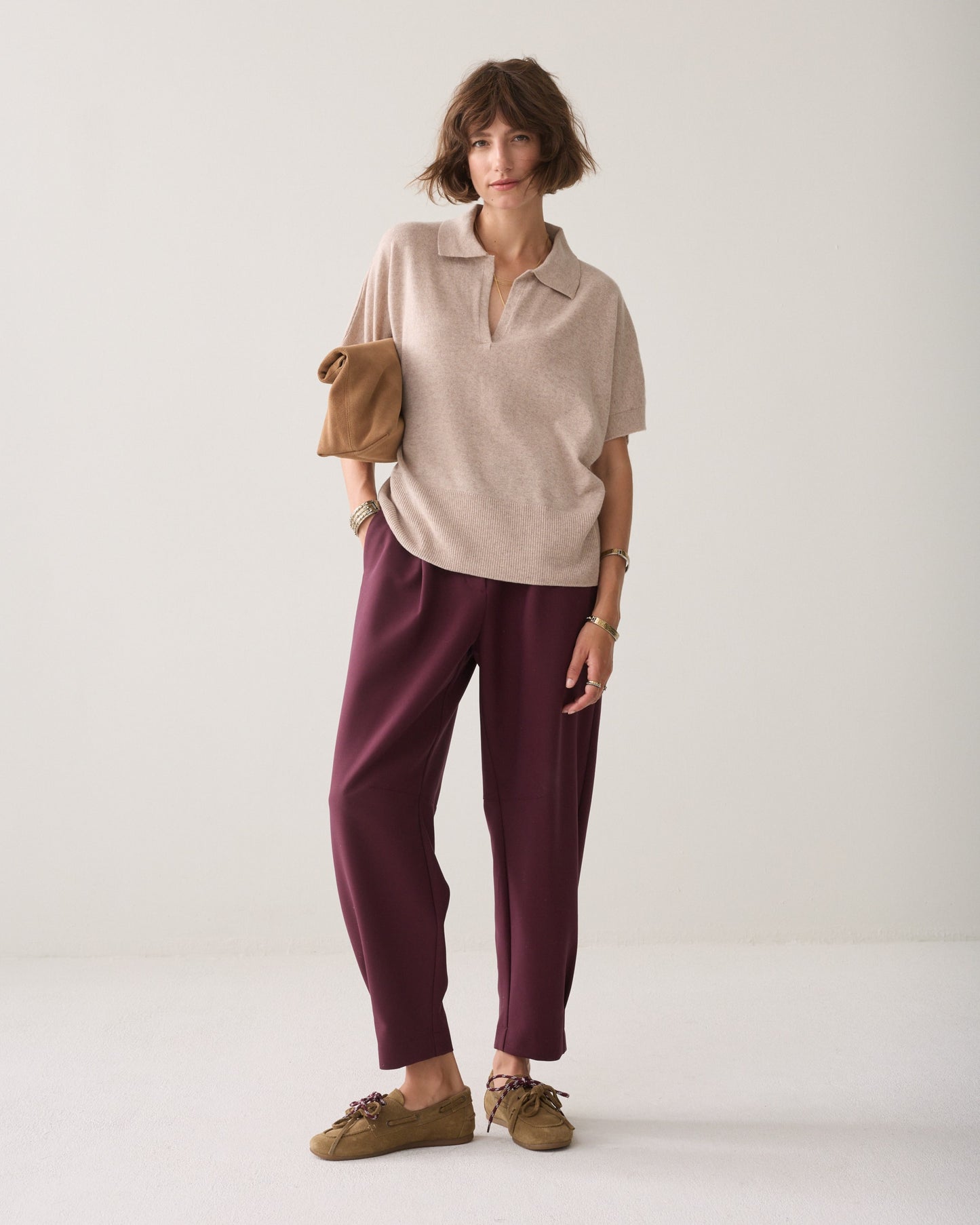 Summum Woman TAPERED FOAM TROUSERS