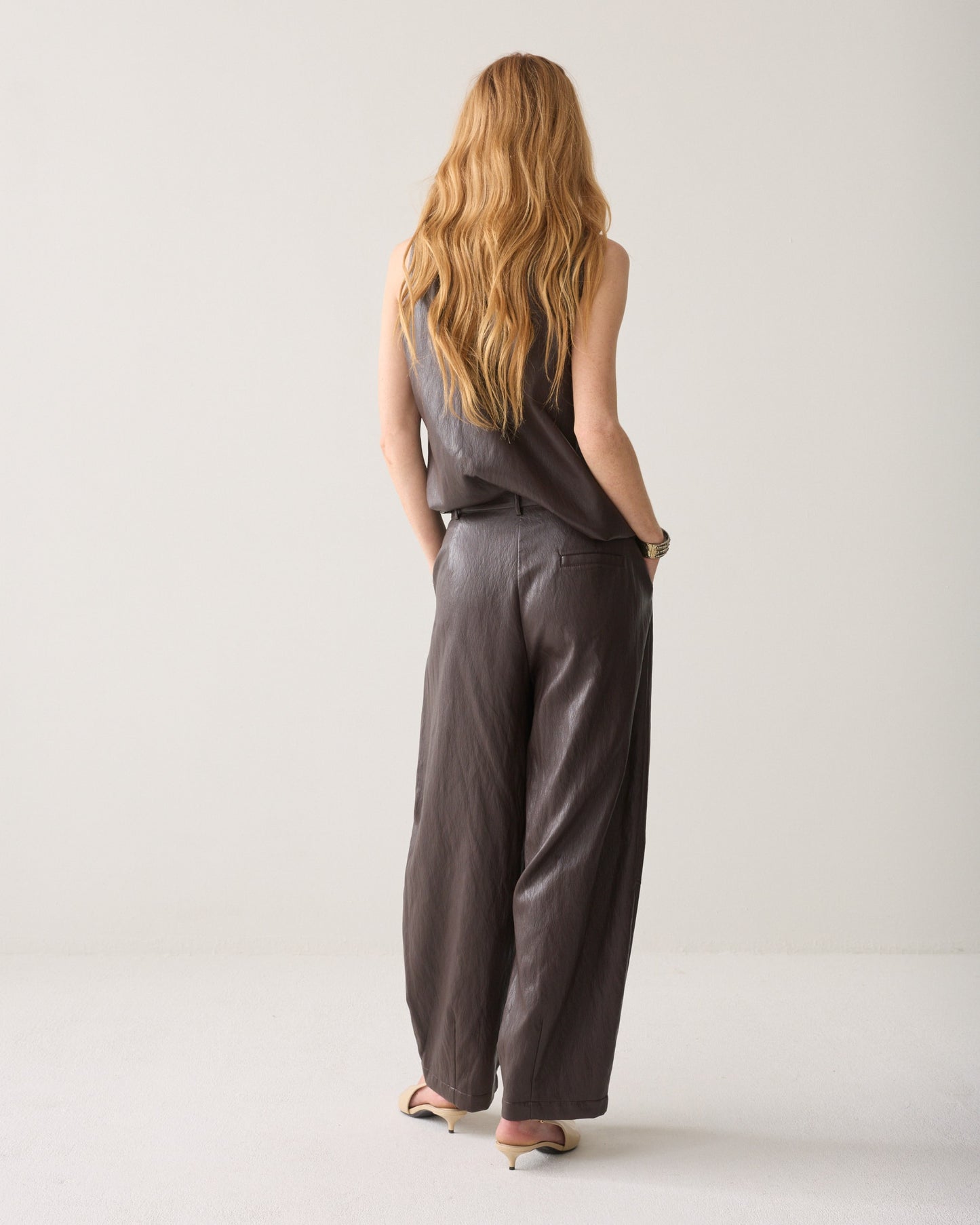 Summum Woman  Balloon trouser Soft faux leather