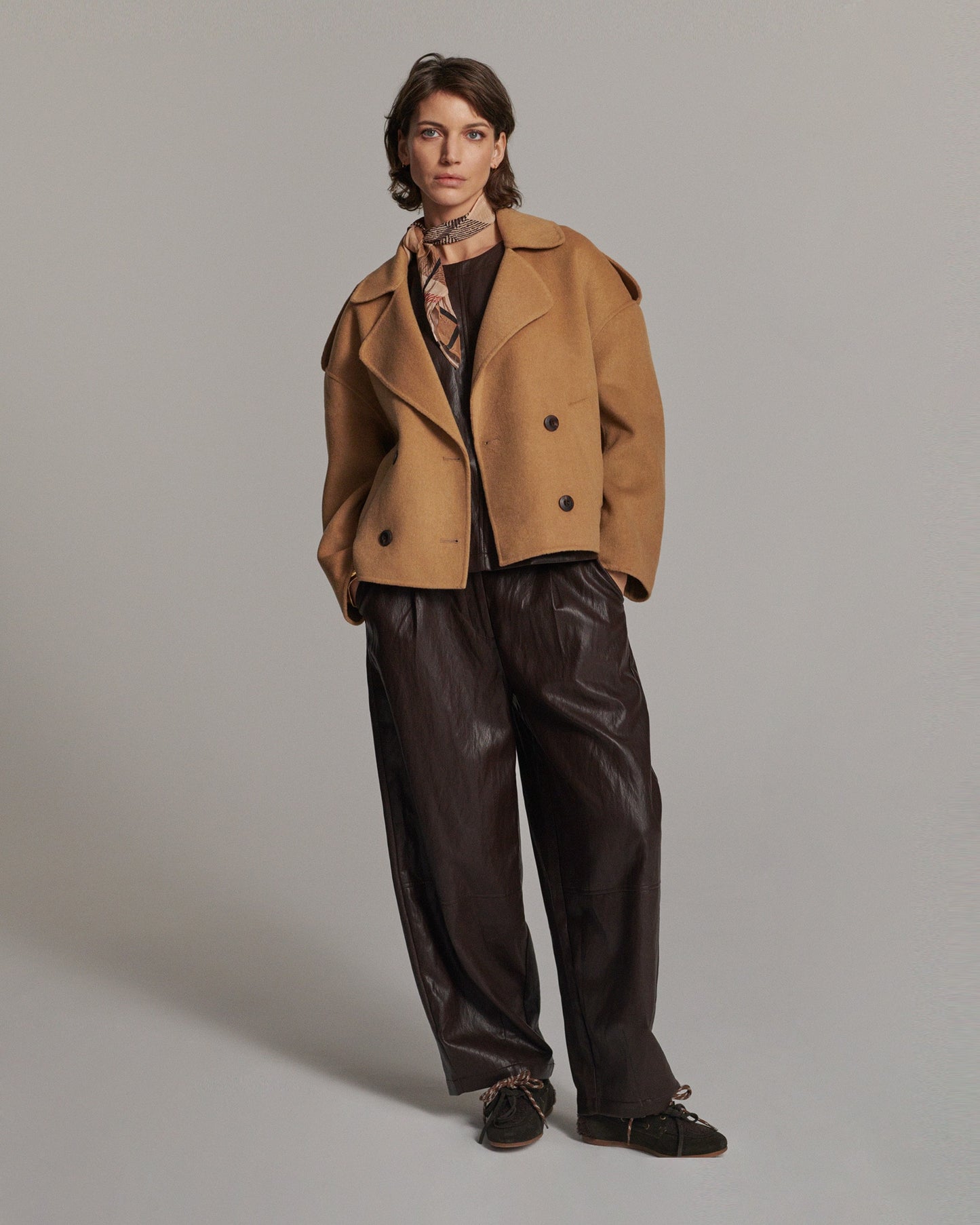 Summum Woman  Balloon trouser Soft faux leather