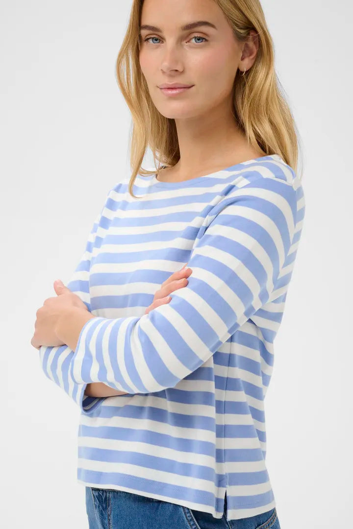 Part Two NelaPW T-shirt Hydrangea Stripe