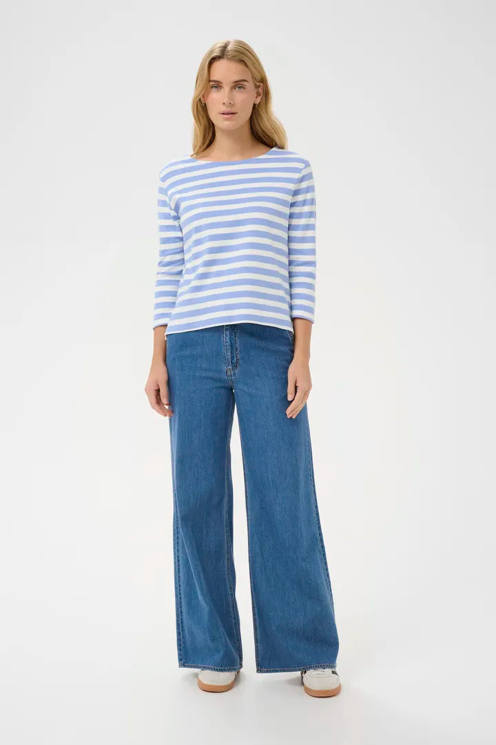 Part Two NelaPW T-shirt Hydrangea Stripe