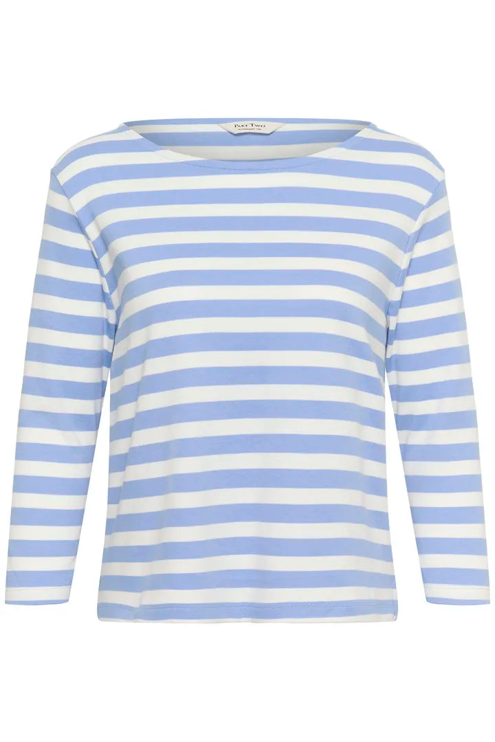 Part Two NelaPW T-shirt Hydrangea Stripe