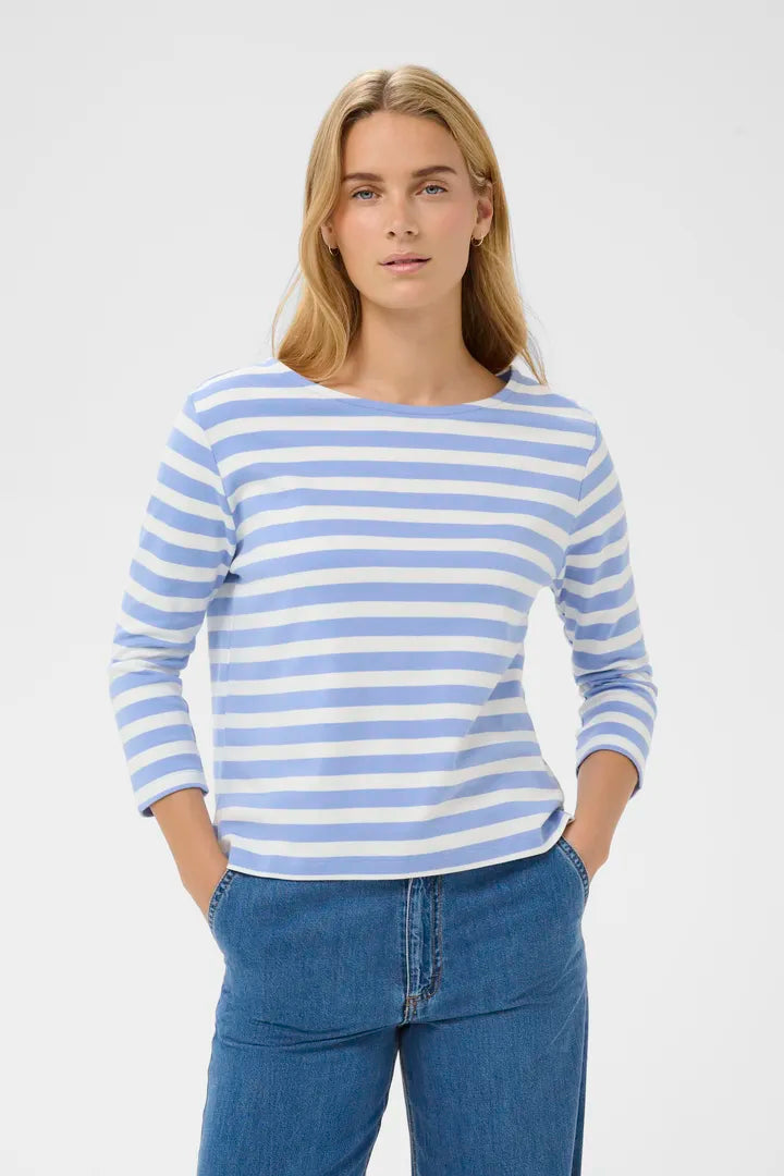 Part Two NelaPW T-shirt Hydrangea Stripe