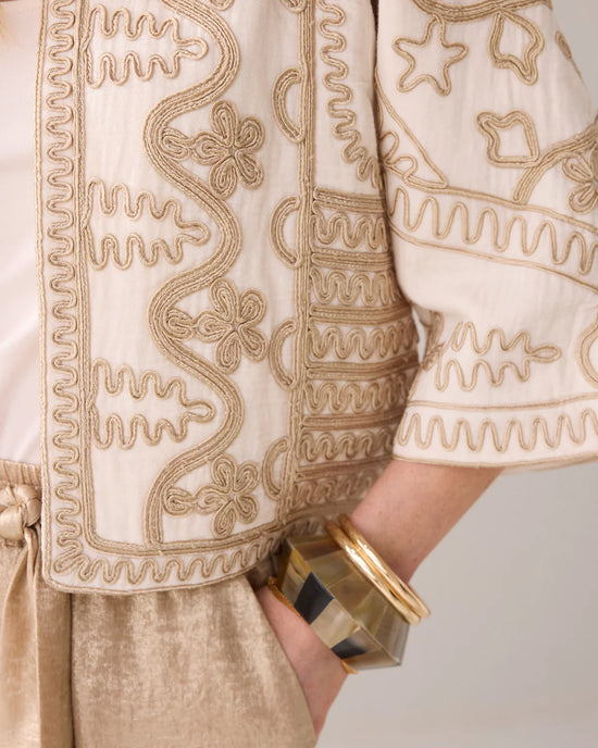 Load image into Gallery viewer, Summum Woman EMBROIDERED KIMONO JACKET

