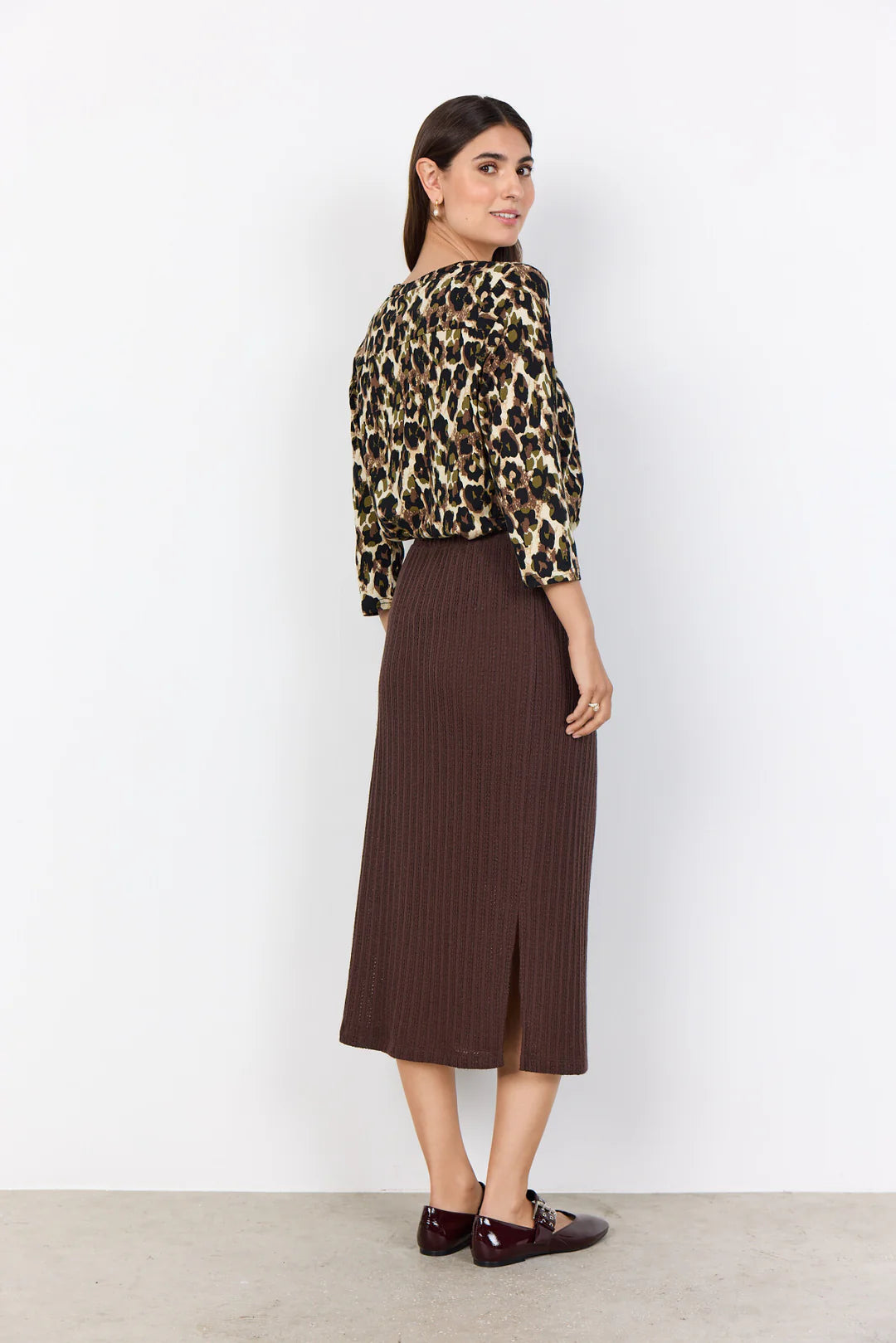 Soya Concept SC-FELICITY AOP 516 BLOUSE OLIVE