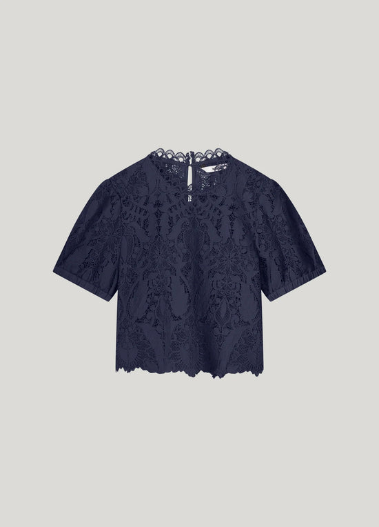 Load image into Gallery viewer, Summum Woman TOP IN LACE FABRIC
