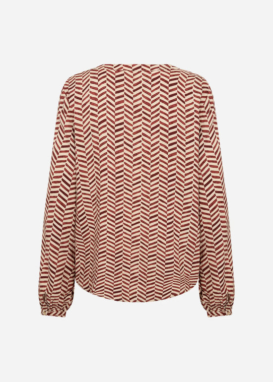 Load image into Gallery viewer, Soya Concept SC-SELIA 2 BLOUSE RED
