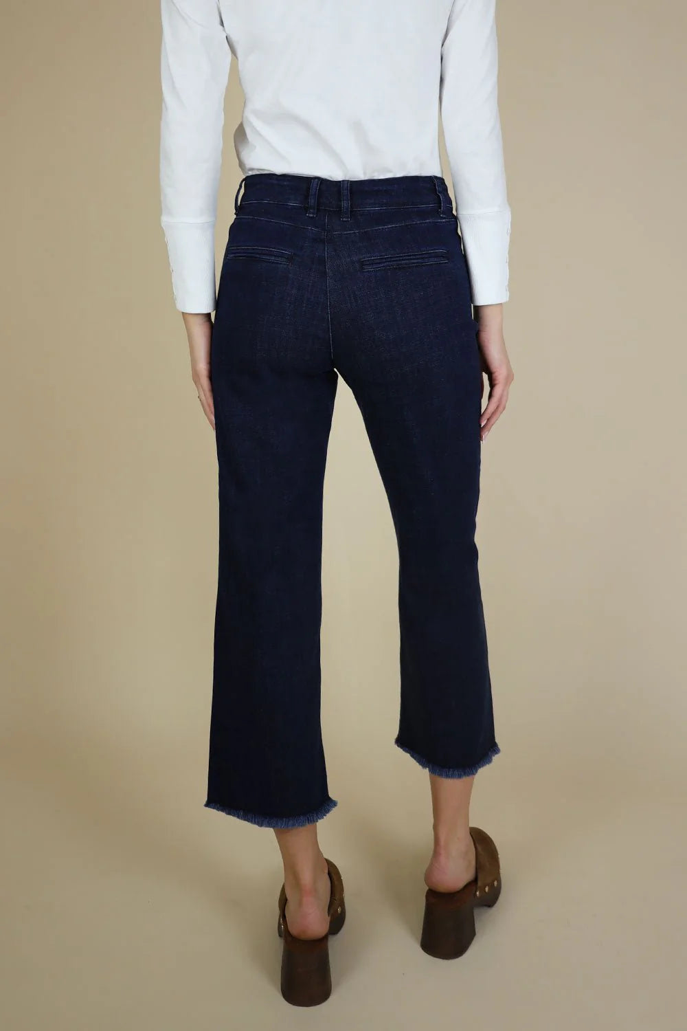 No2mor0 Roxy Straight Leg Trouser - 26" Leg Dark wash