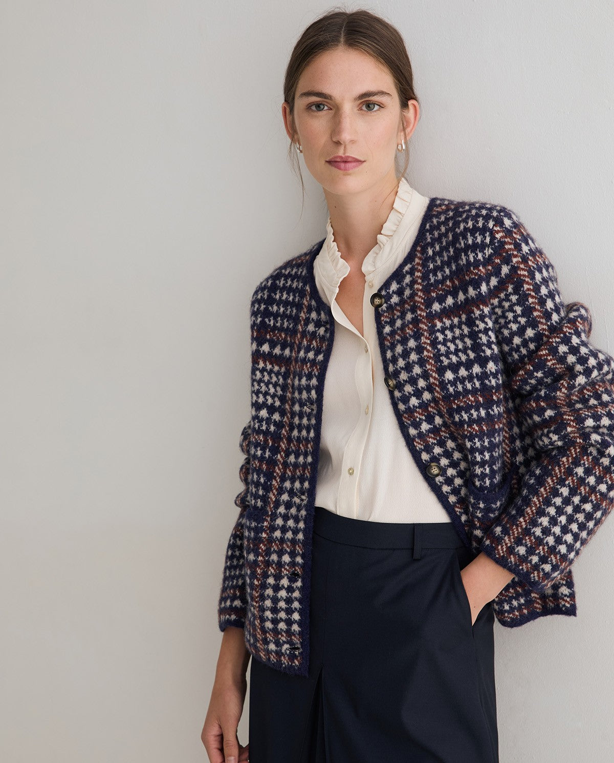 Yerse WOOL-BLEND CARDIGAN