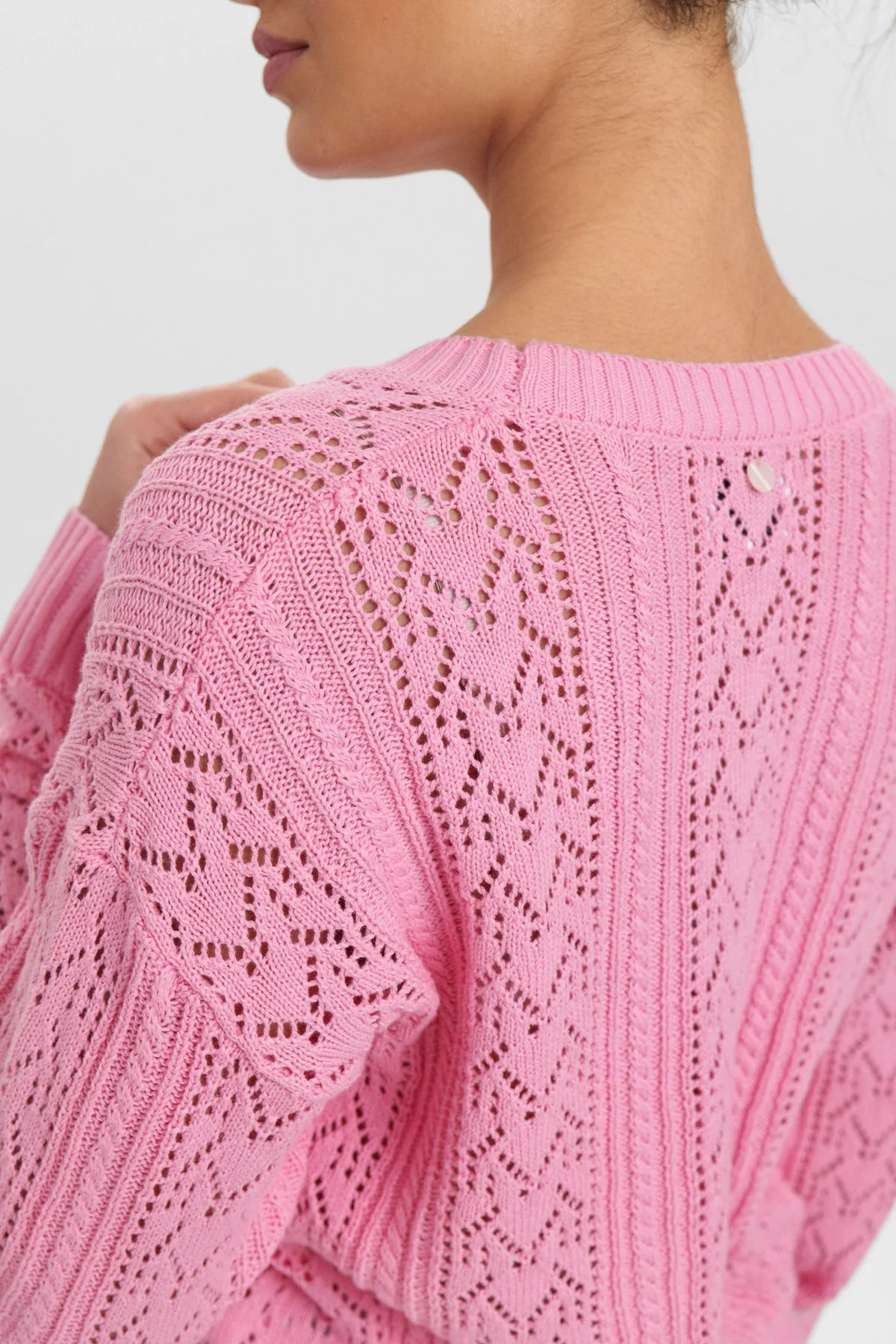 Numph NUMORELLO CARDIGAN - Pink Cosmos