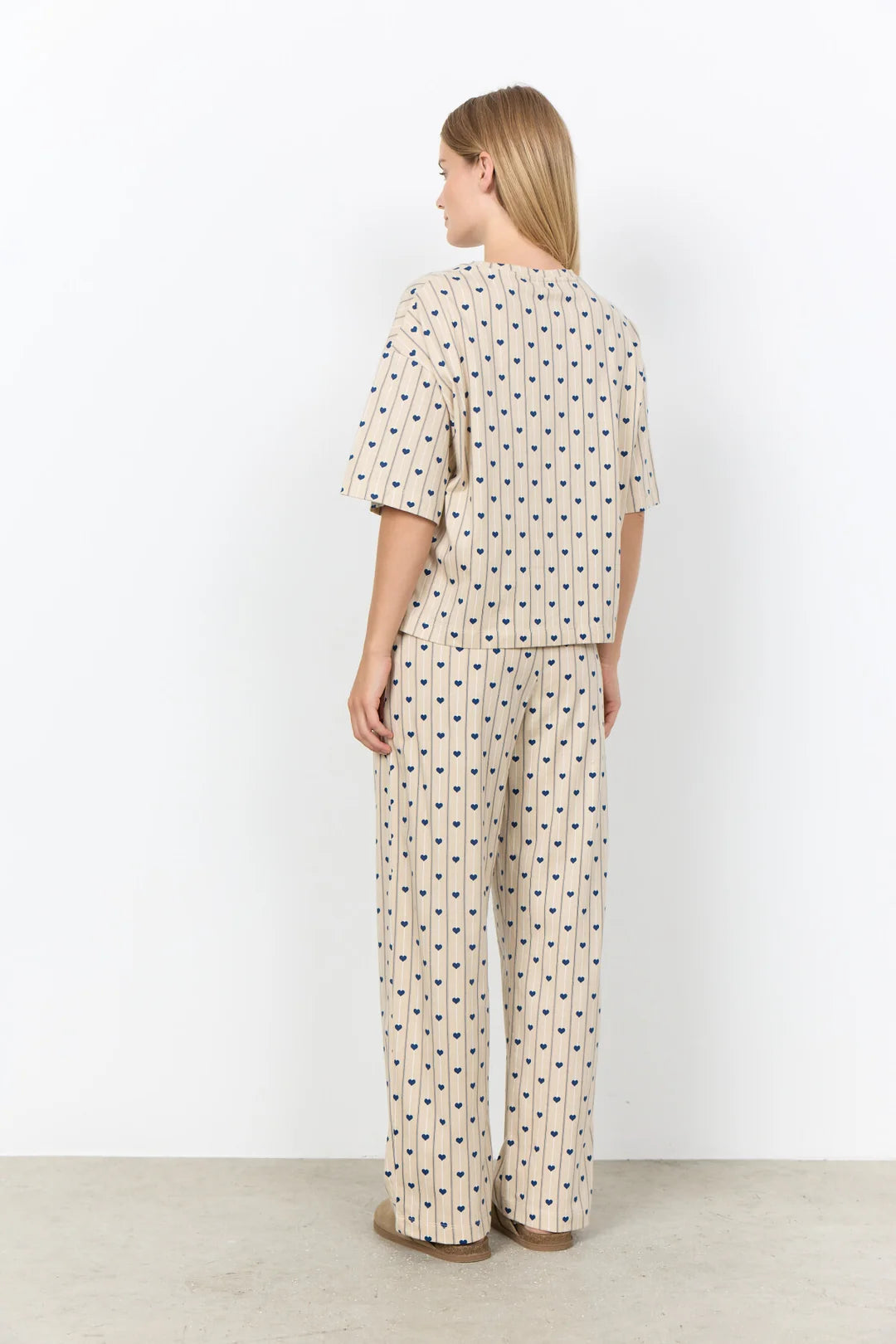Soya Concept SC-JAIME 1 - AOP SET PYJAMAS DARK BLUE