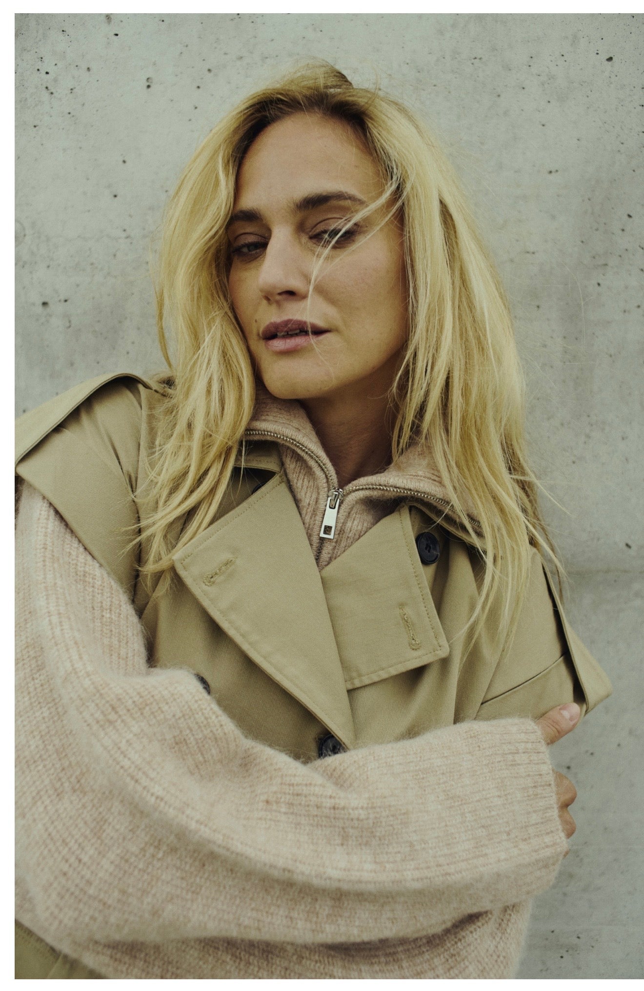 Pieszak PD-Nico Trench Jacket - Lead Brown