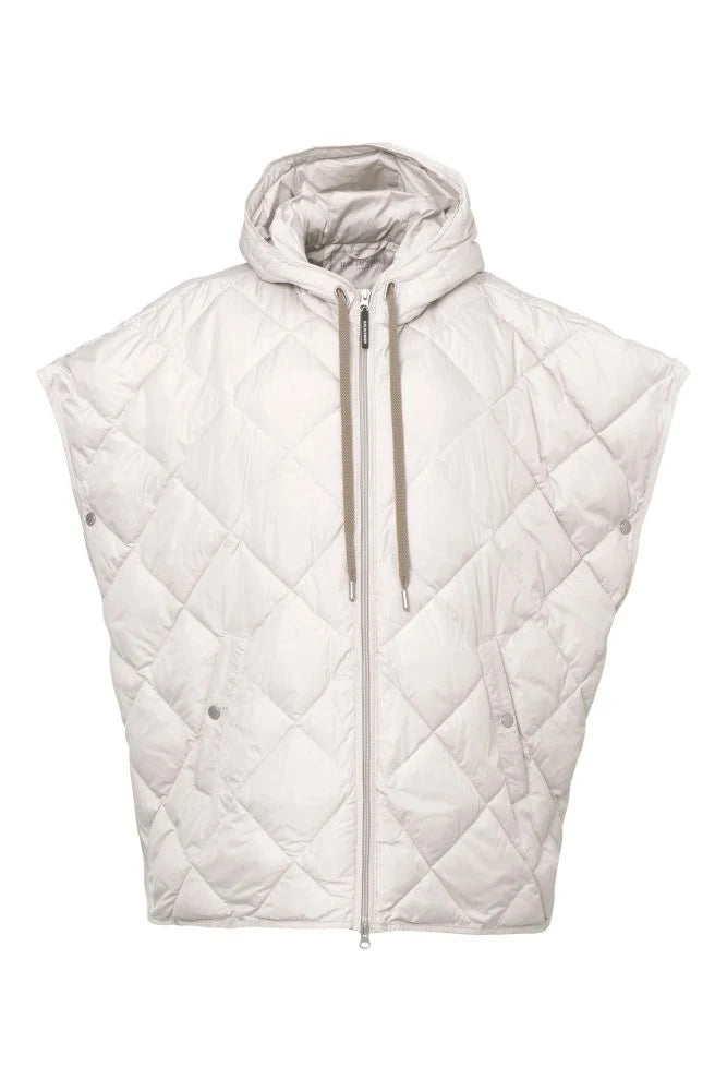 Ilse Jacobsen PADDED VEST Silver Grey