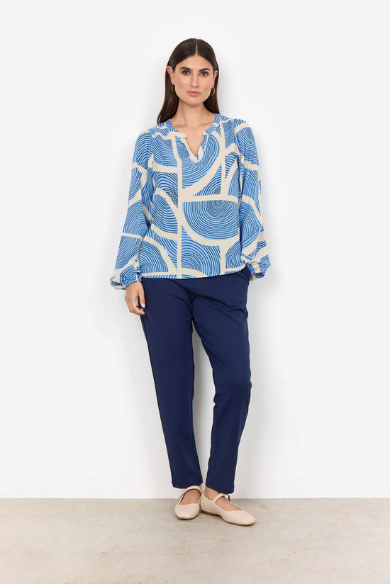 Soya Concept SC-OLIVERA 1 BLOUSE LIGHT BLUE