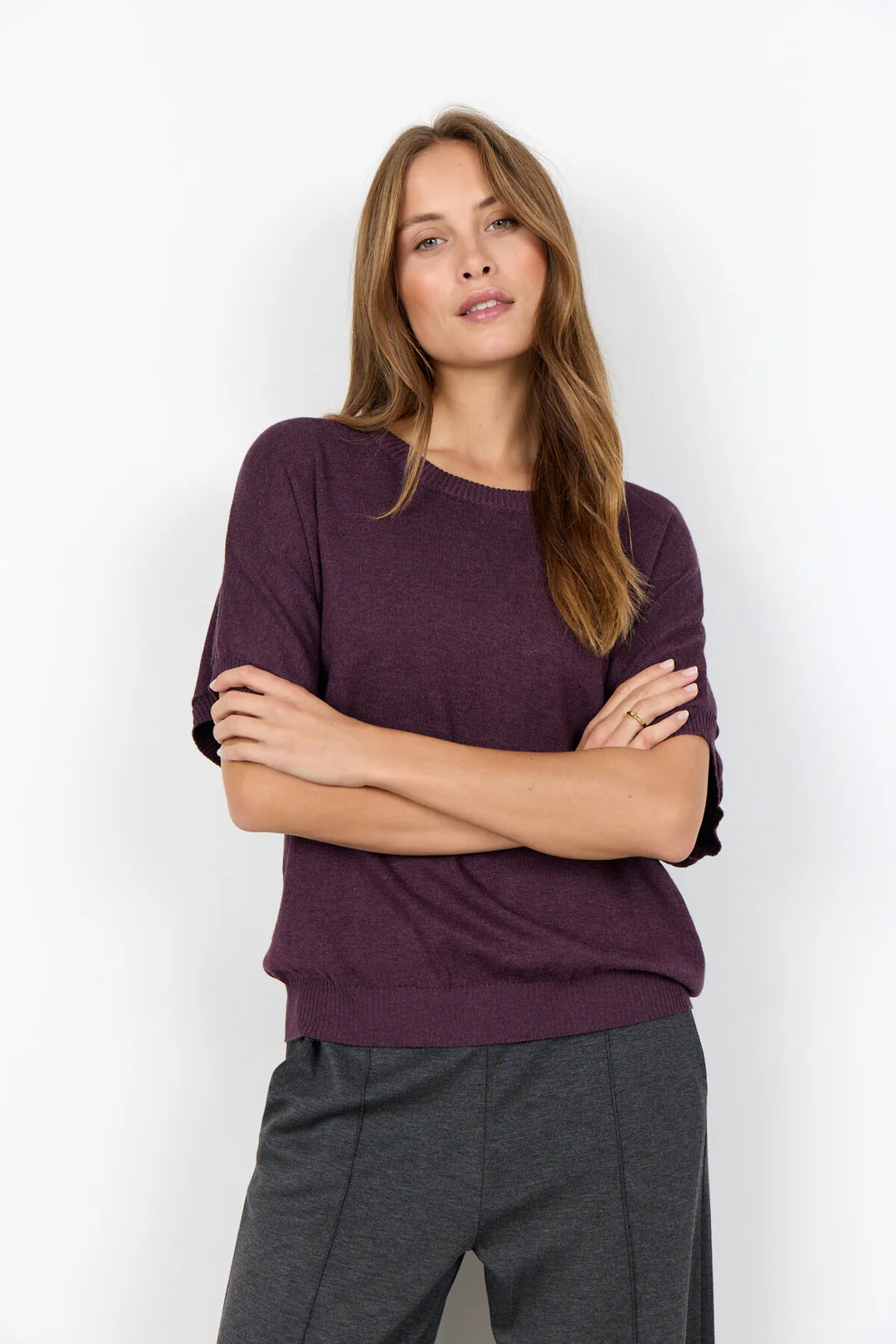 Soya Concept SC-DOLLIE 807 PULLOVER PURPLE
