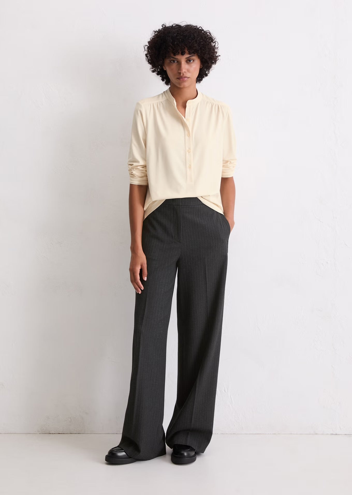 Marc O Polo RELAXED JERSEY BLOUSE WITH TENCEL™ MODAL
