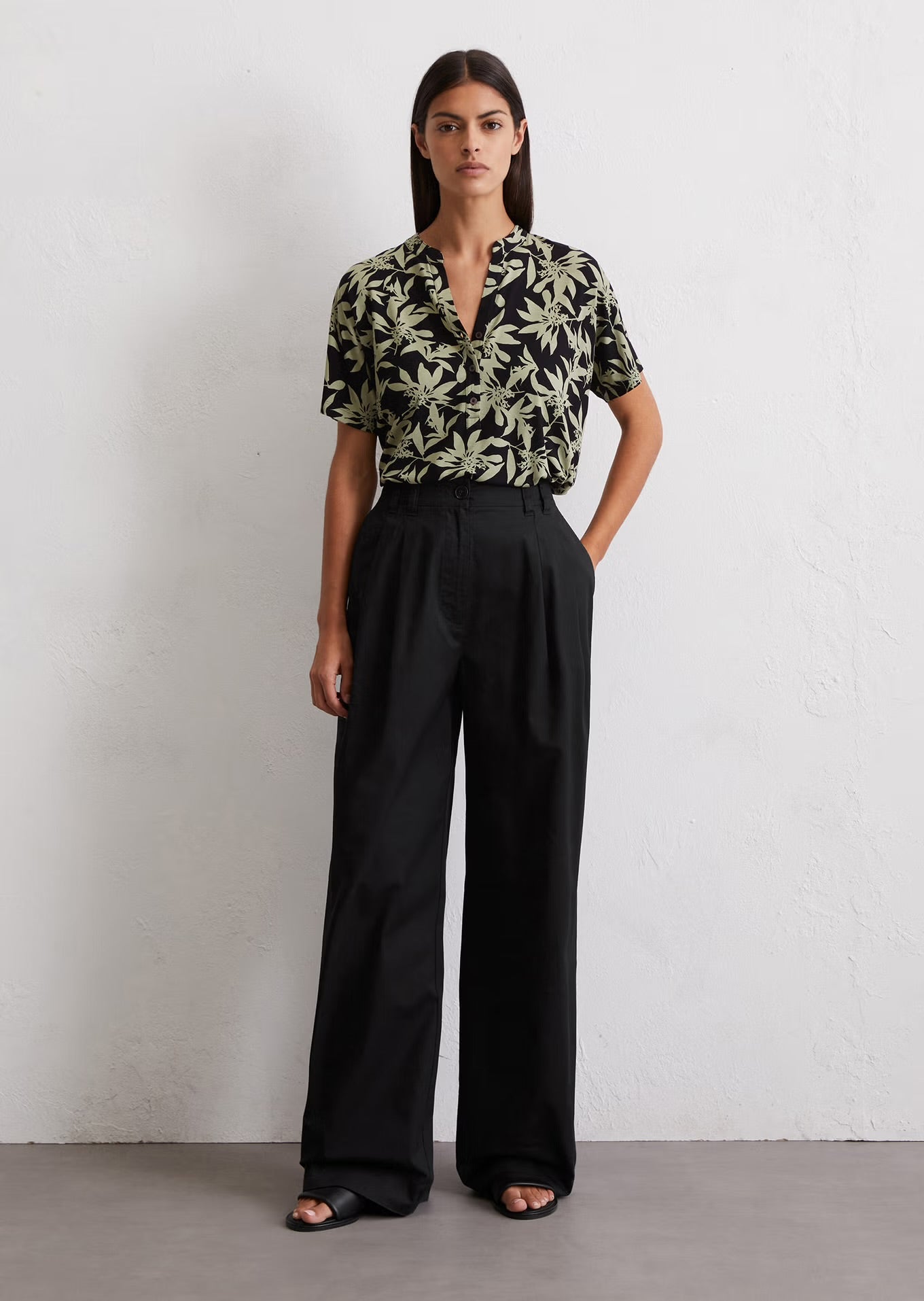 Marc O Polo REGULAR JERSEY BLOUSE FROM LENZING™ ECOVERO
