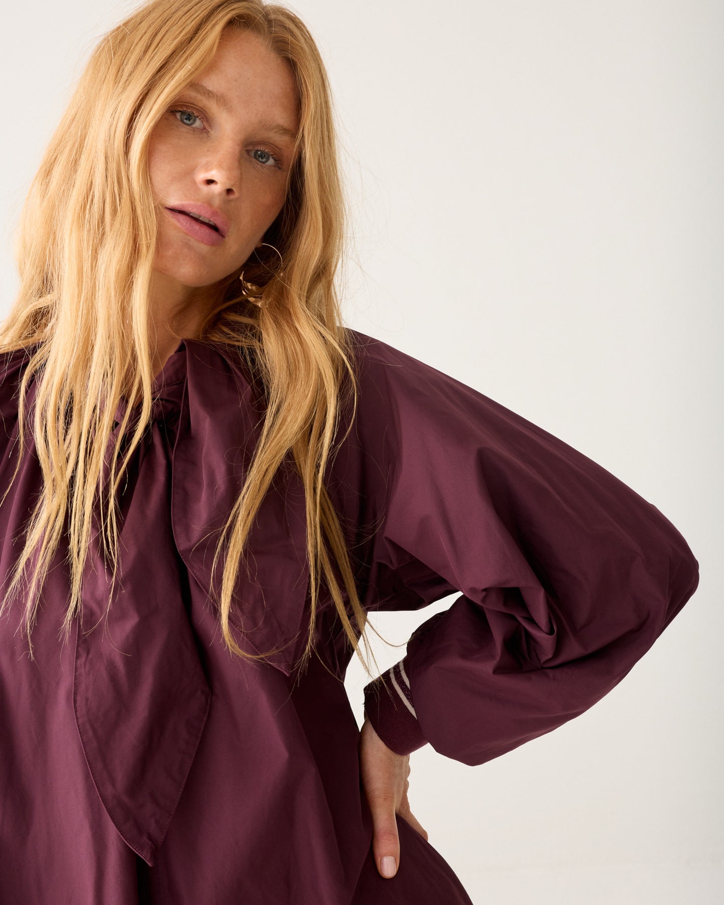Summum Woman TAFFETA DRESS WITH BOW