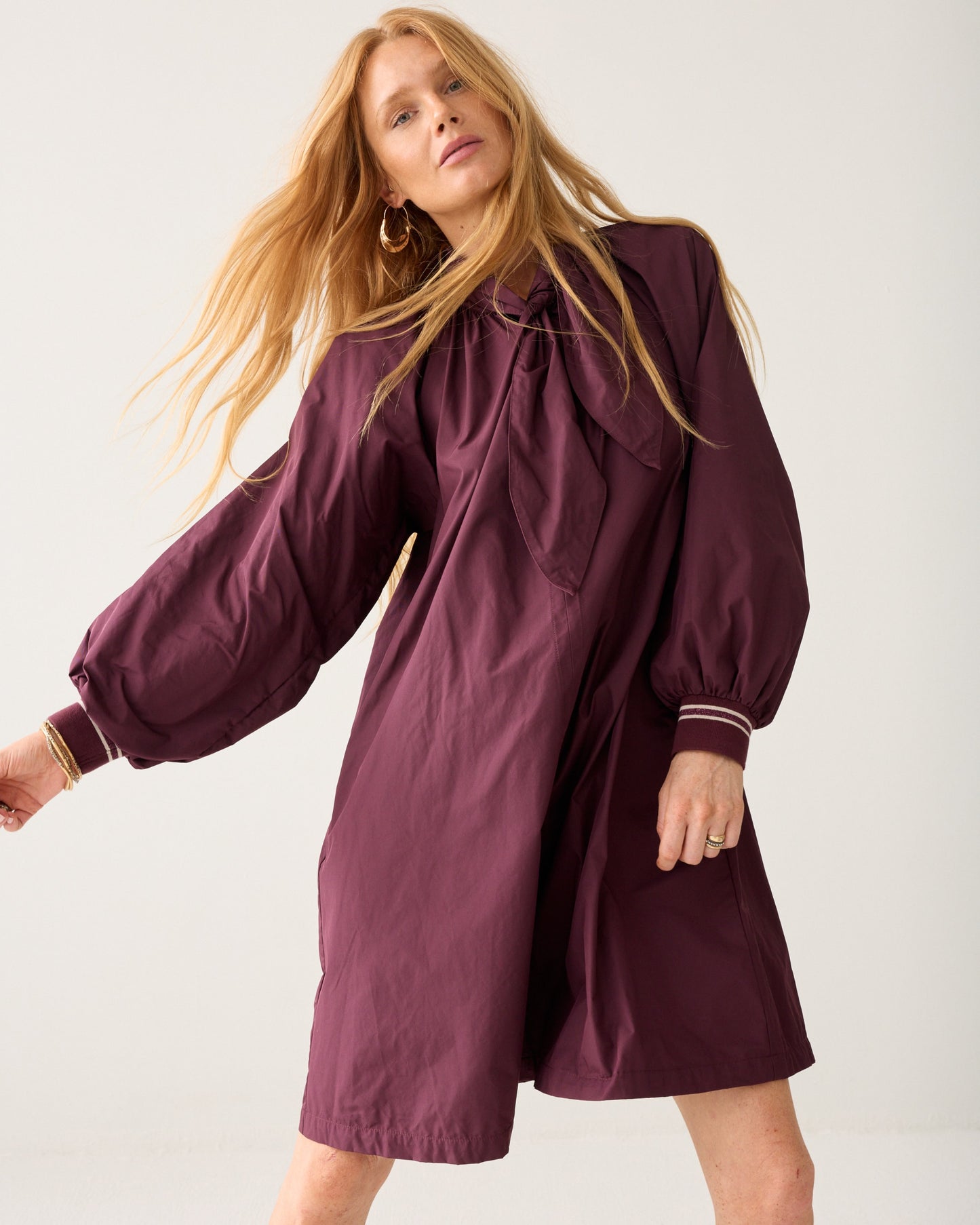Summum Woman TAFFETA DRESS WITH BOW