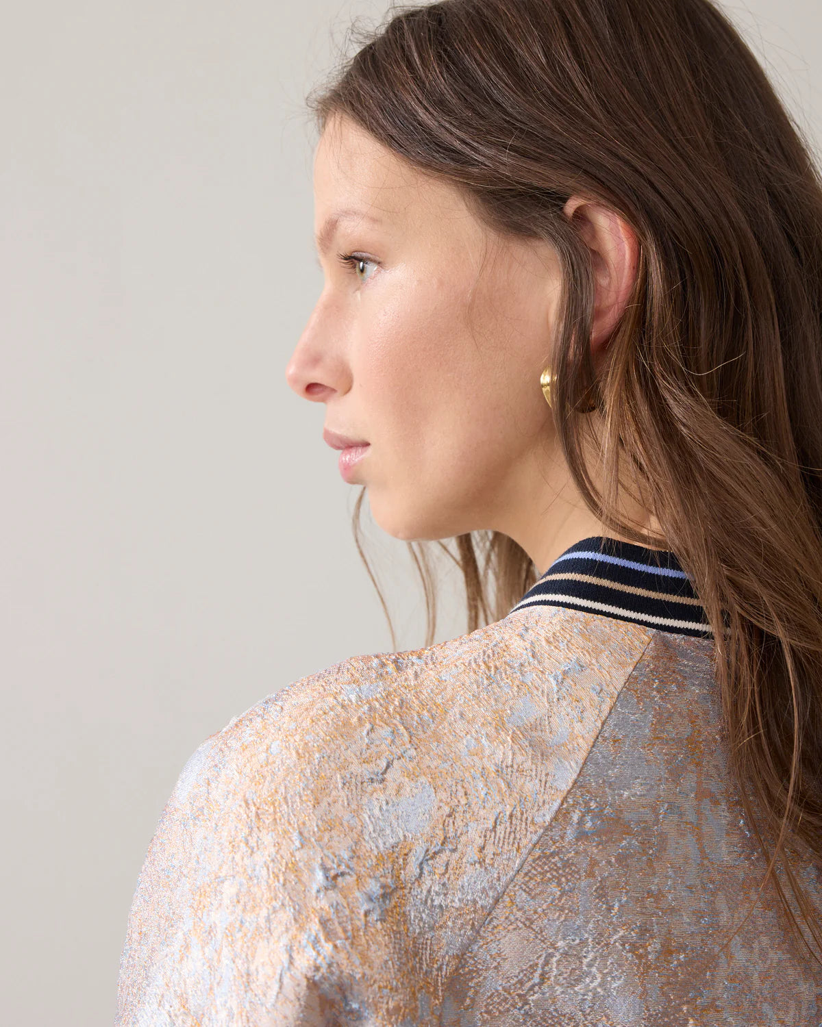 Summum Woman BOMBER JACKET IN JACQUARD FABRIC