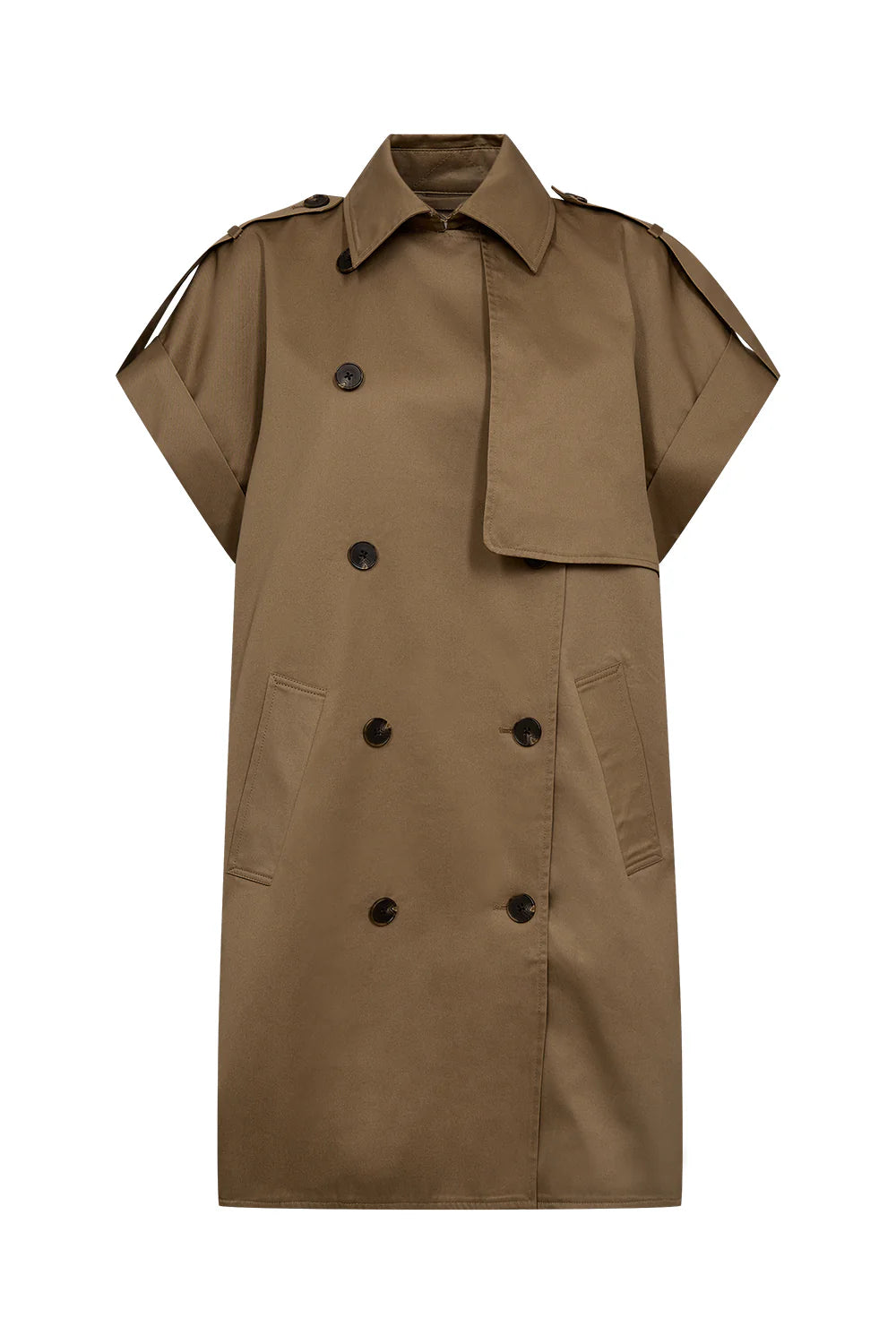 Pieszak PD-Nico Trench Jacket - Lead Brown