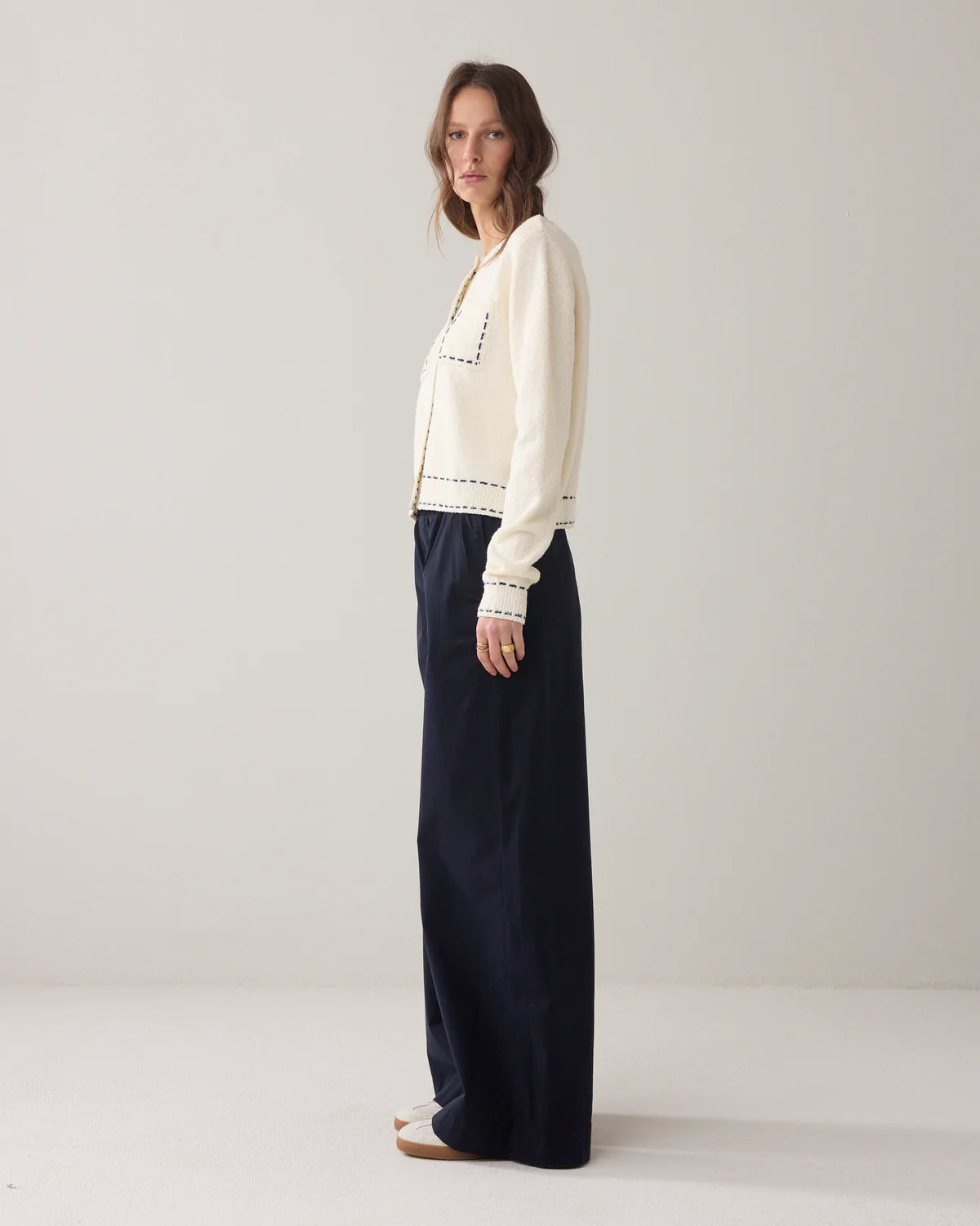 Summum Woman SOFT WIDE-LEG TROUSERS