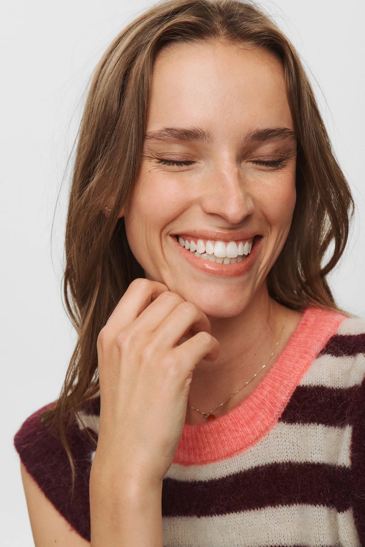 Numph NUCIARA RIETTE STRIPE VEST - Winetasting