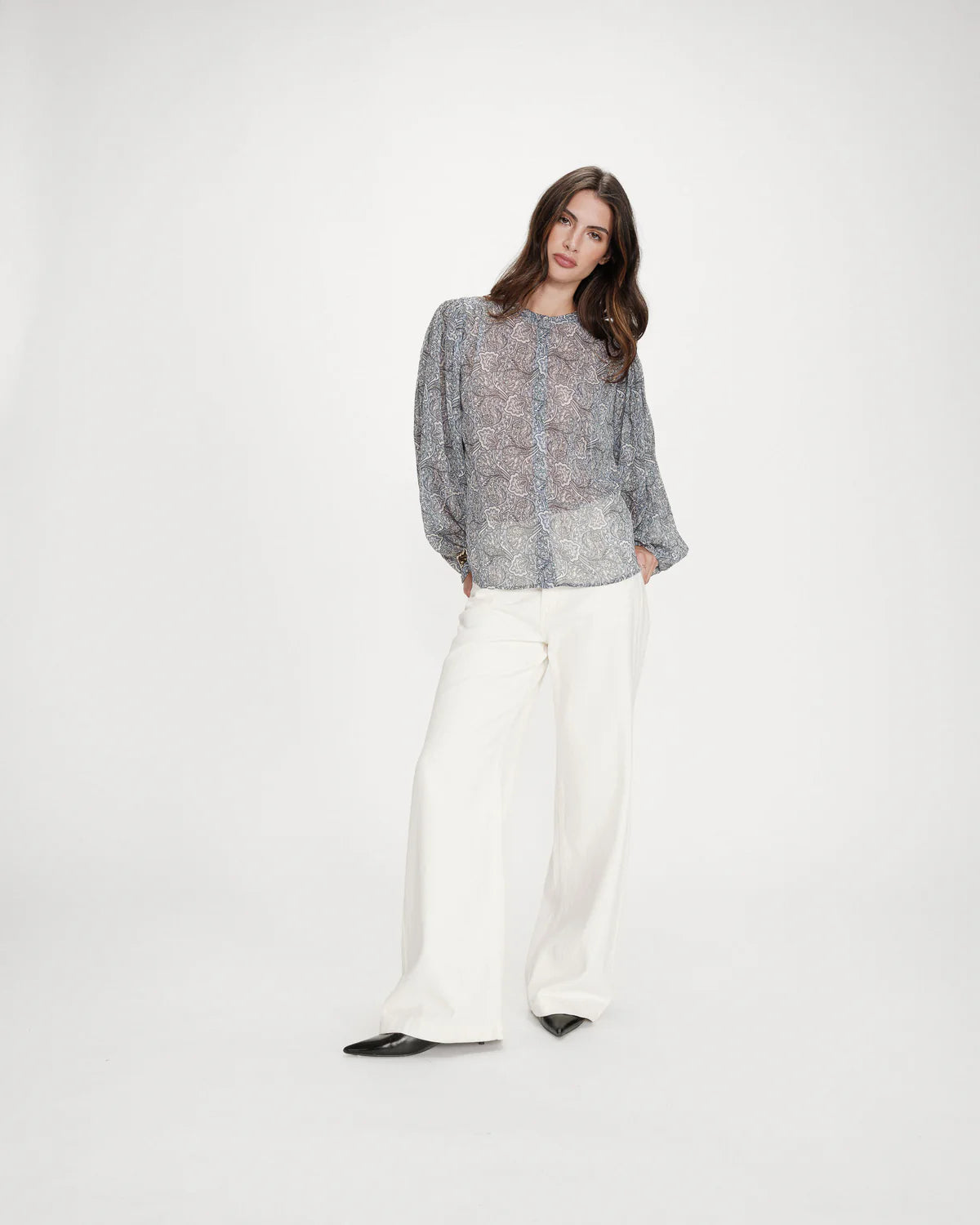 Grace And Mila PRINTED BLOUSE CIEL VERTUEUSE