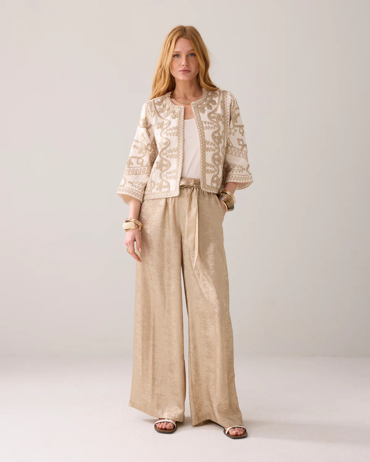 Summum Woman EMBROIDERED KIMONO JACKET