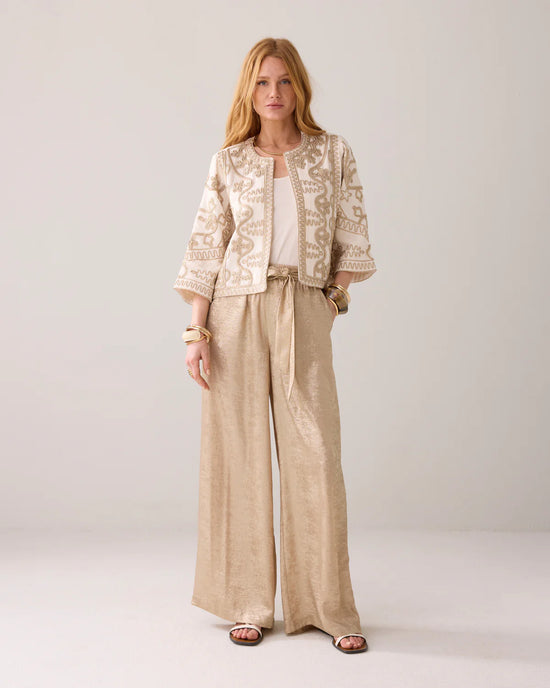 Load image into Gallery viewer, Summum Woman EMBROIDERED KIMONO JACKET

