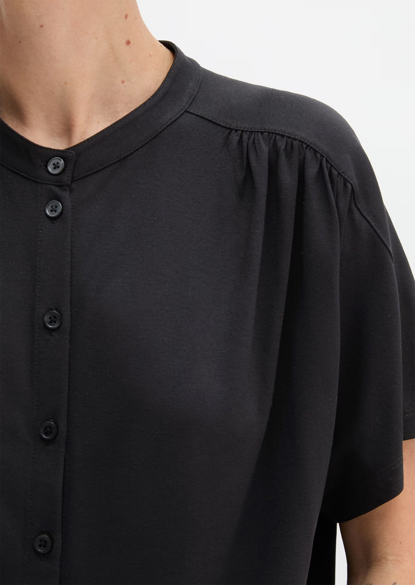 Marc O Polo REGULAR JERSEY BLOUSE FROM LENZING™ ECOVERO™