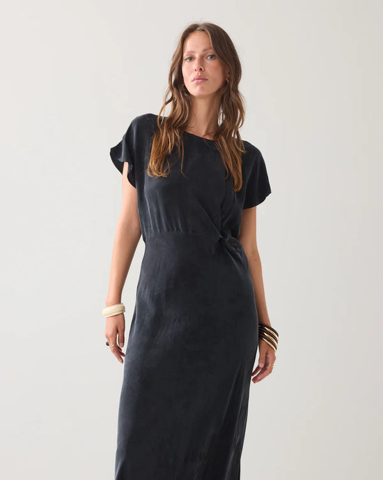 Summum Woman LONG DRESS IN CUPRO FABRIC