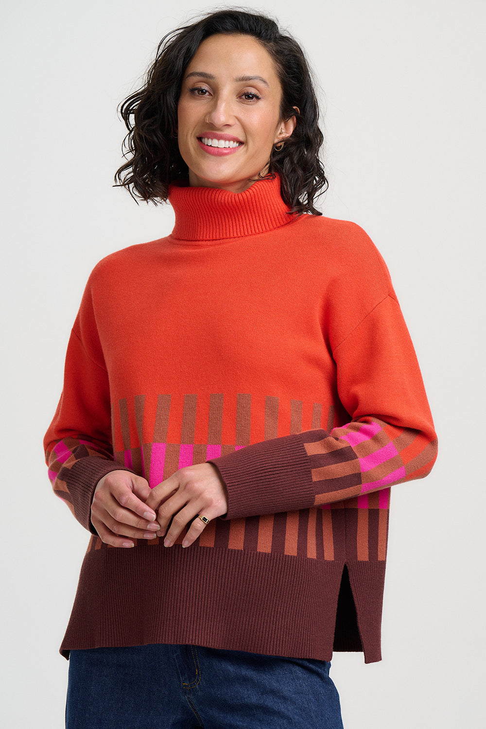 Sugarhill Brighton  ROOL NECK JUMPER