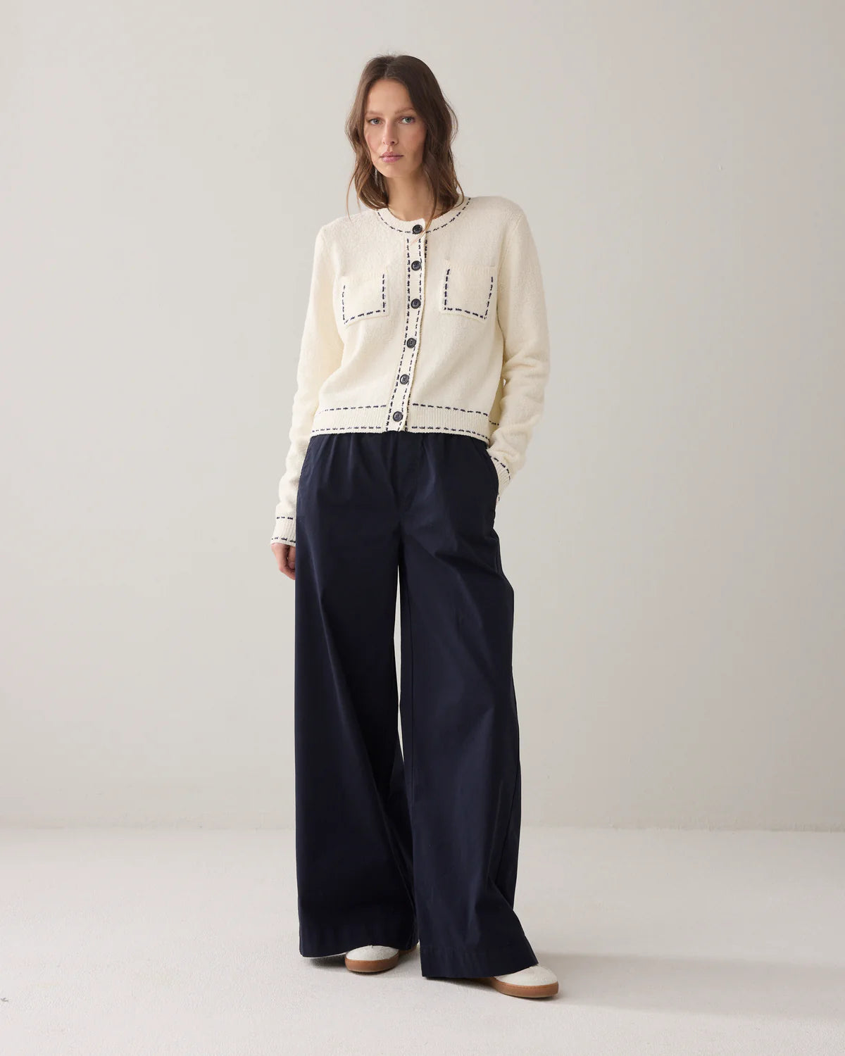 Summum Woman SOFT WIDE-LEG TROUSERS