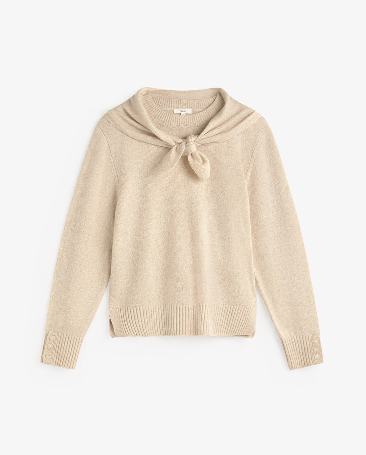 Yerse SWEATER REMOVABLE SCARF