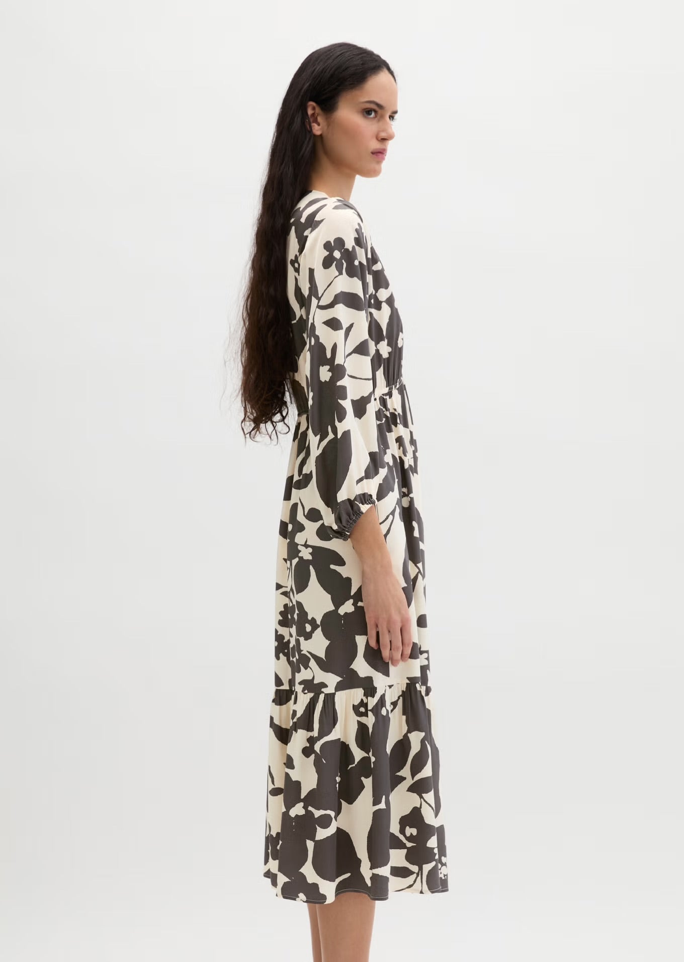 Marc O Polo PRINT DRESS FLARED FROM LENZING™ ECOVERO™