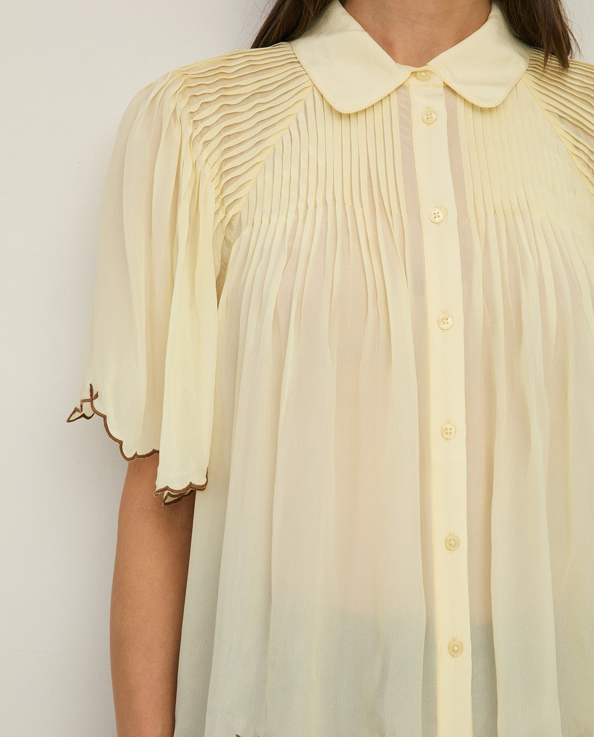 Yerse ROMANTIC BLOUSE WITH EMBROIDERY