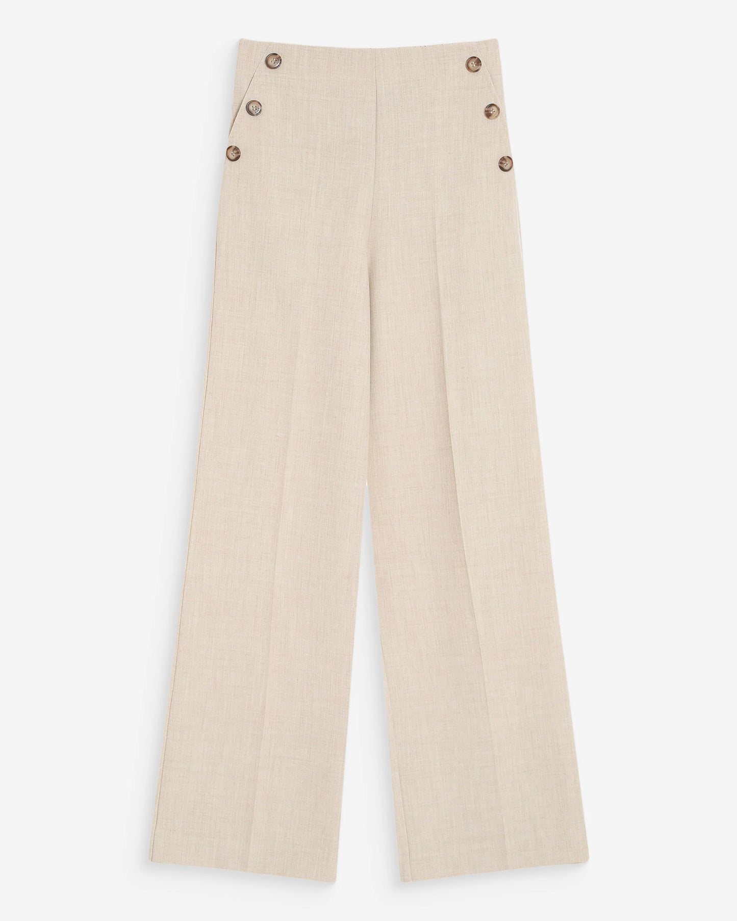 Grace And Mila STRAIGHT TAILORED TROUSERS SABLE VALIGNY