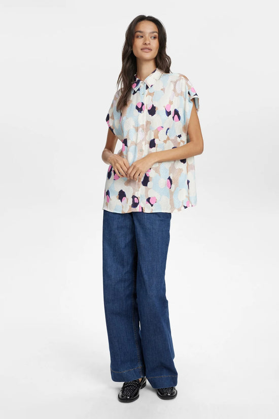 Load image into Gallery viewer, Numph NUGRACIE SHIRT - Cerulean
