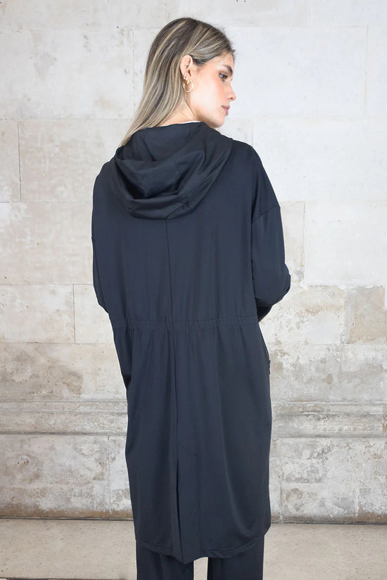No2mor0 Aphrodite Lightweight Duster Black