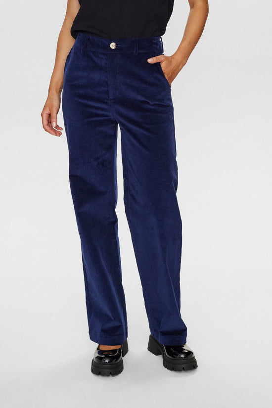 Numph NUJOANNA PANTS - Dress Blues