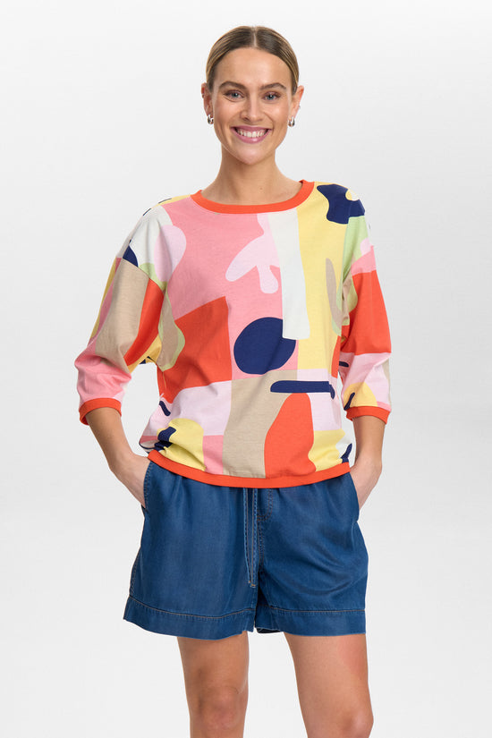Load image into Gallery viewer, Numph NUBRIGHED GWENNA BLOUSE - Flamingo Pink
