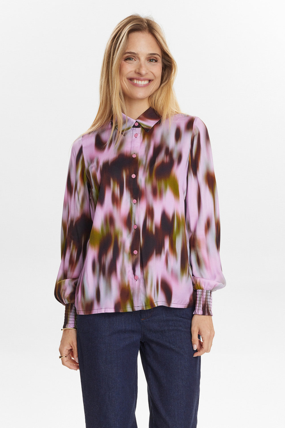 Numph NULILITH SHIRT - Orchid Smoke