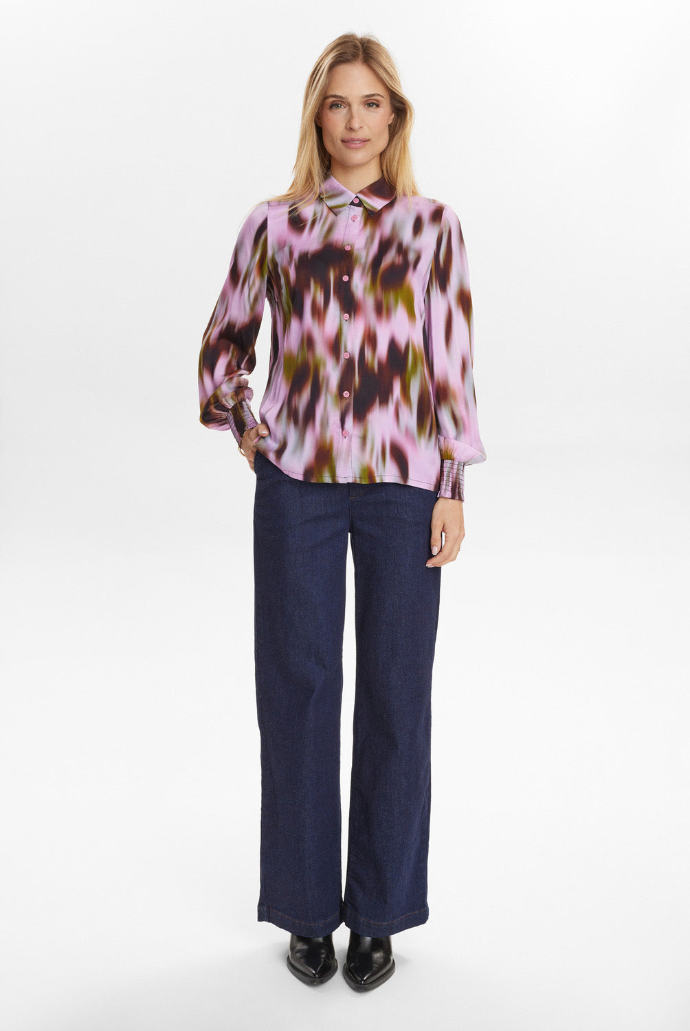 Numph NULILITH SHIRT - Orchid Smoke