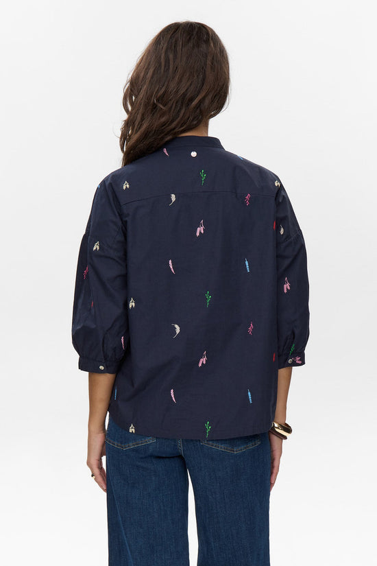 Numph NUKIVA SHIRT - Dark Sapphire